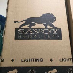 Savoy House Lighting Garvey Pendant English Bronze NWT